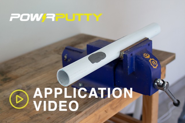 Watch our application video of the PowrPutty 'Stic-o-steel' product
